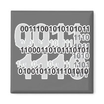 binary code design magnets