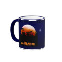 Black Cats, Moon, Pumpkins Mug mug