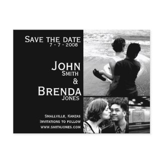 Customizable Save the Date Postcard