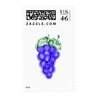 Grapes stamp