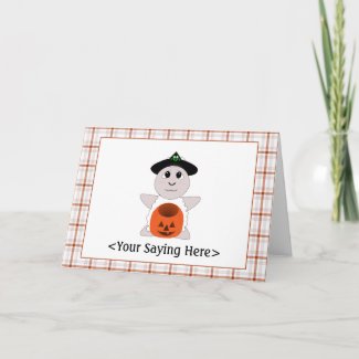 Huggable Witch White Sheep card