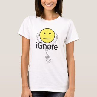 NEW YORK GUY: iGnore T shirt
