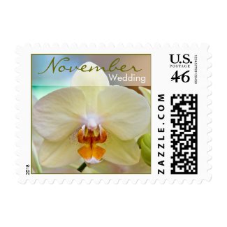Orchid • November Wedding Stamp stamp