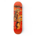 Sexy Sunset Girl skateboard skateboard