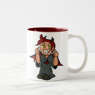 Shoulder Angel / Devil Mug mug
