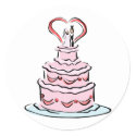 Simple Wedding Cake sticker