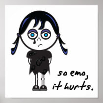 so emo girl posters