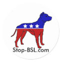 Stop-BSL logo sticker sticker