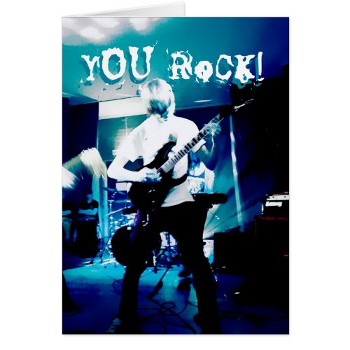 You Rock! Card card