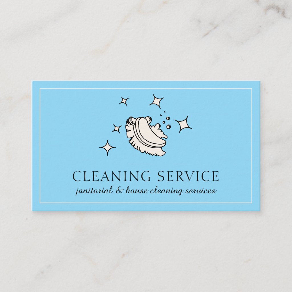 Housekeeper Cleaning Washing blue
