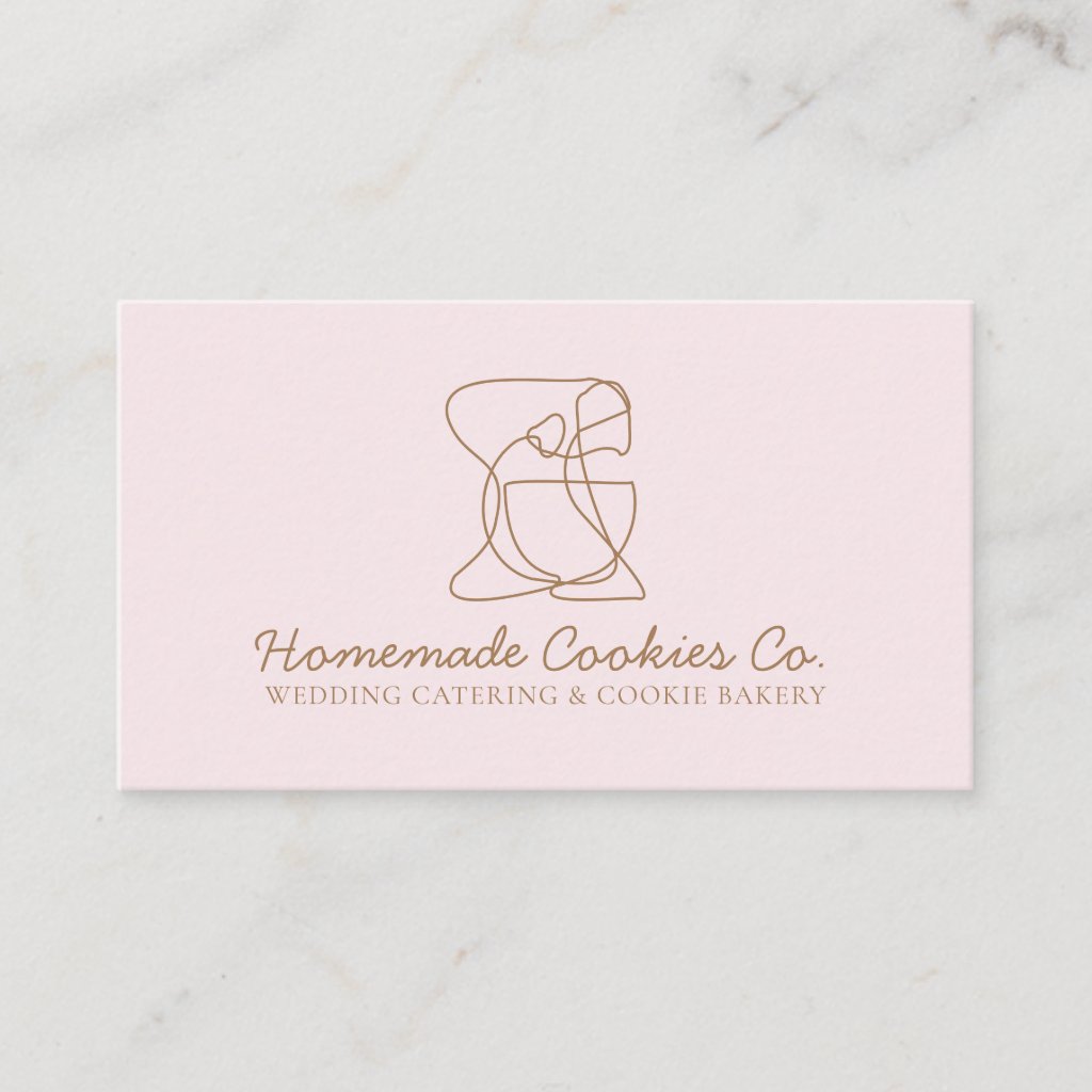 Beige Blush Homemade Food Bakery pink