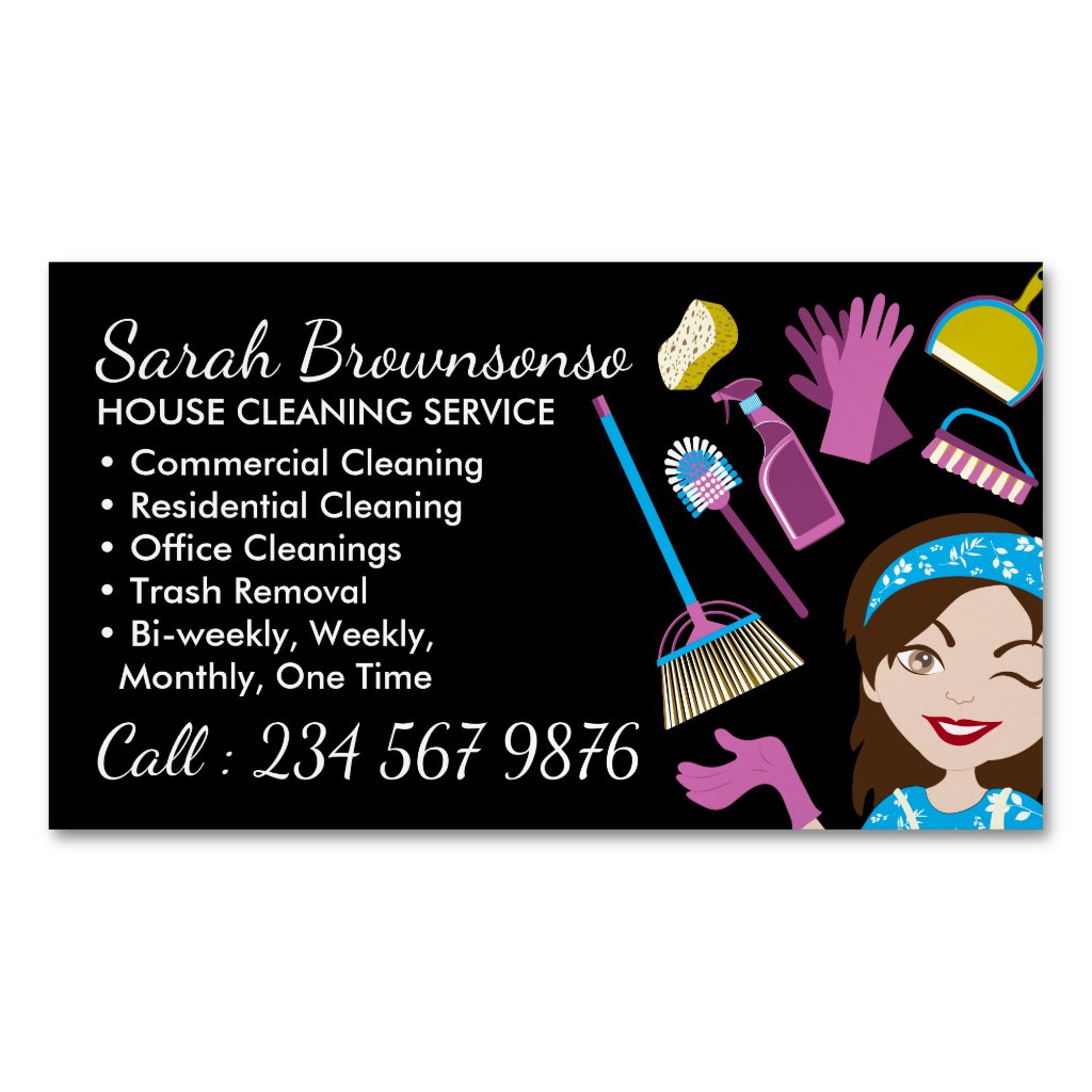 Black Maid Janitorial Lady Tile Washing