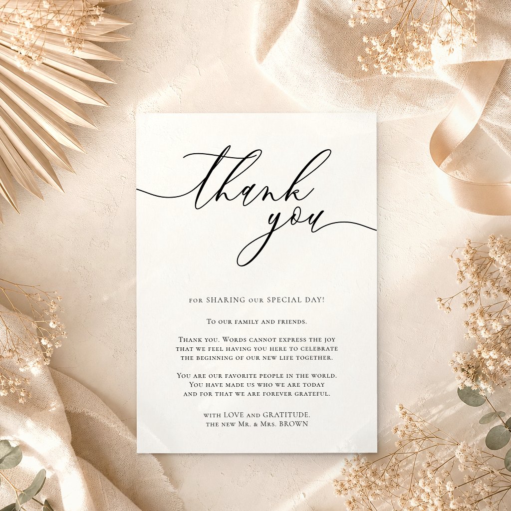 Custom Photo Thank You